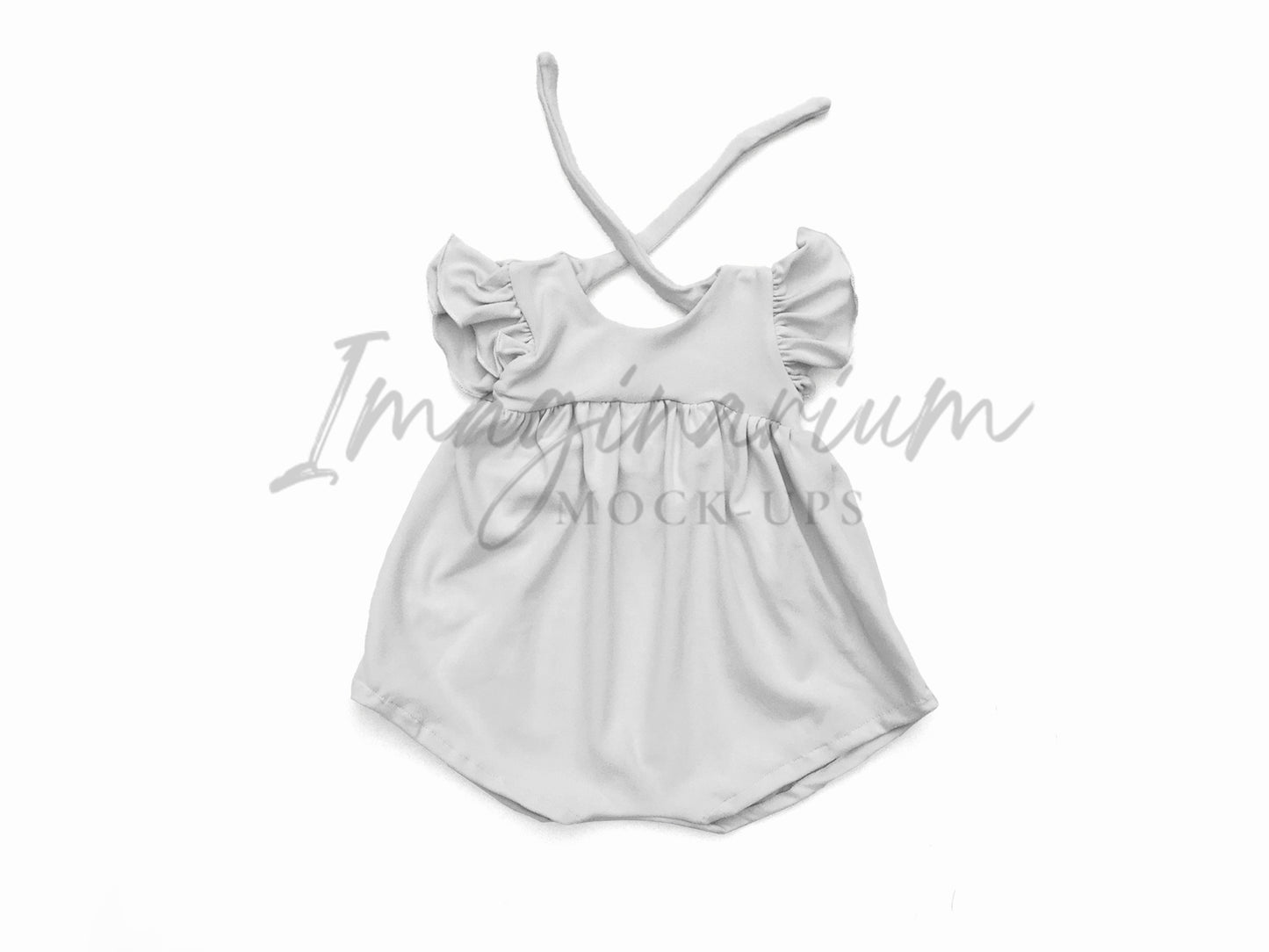 Ainsley Shorts Romper Mockup, Realistic Clothing Mock Up for Photoshop and Procreate