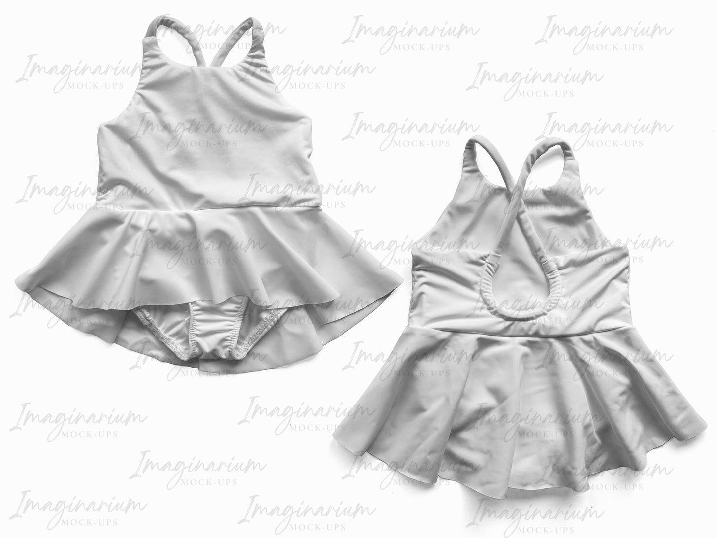 Amalfi High Low Swimsuit Mockup , Realistic Swimwear Mock Up for Photoshop and Procreate