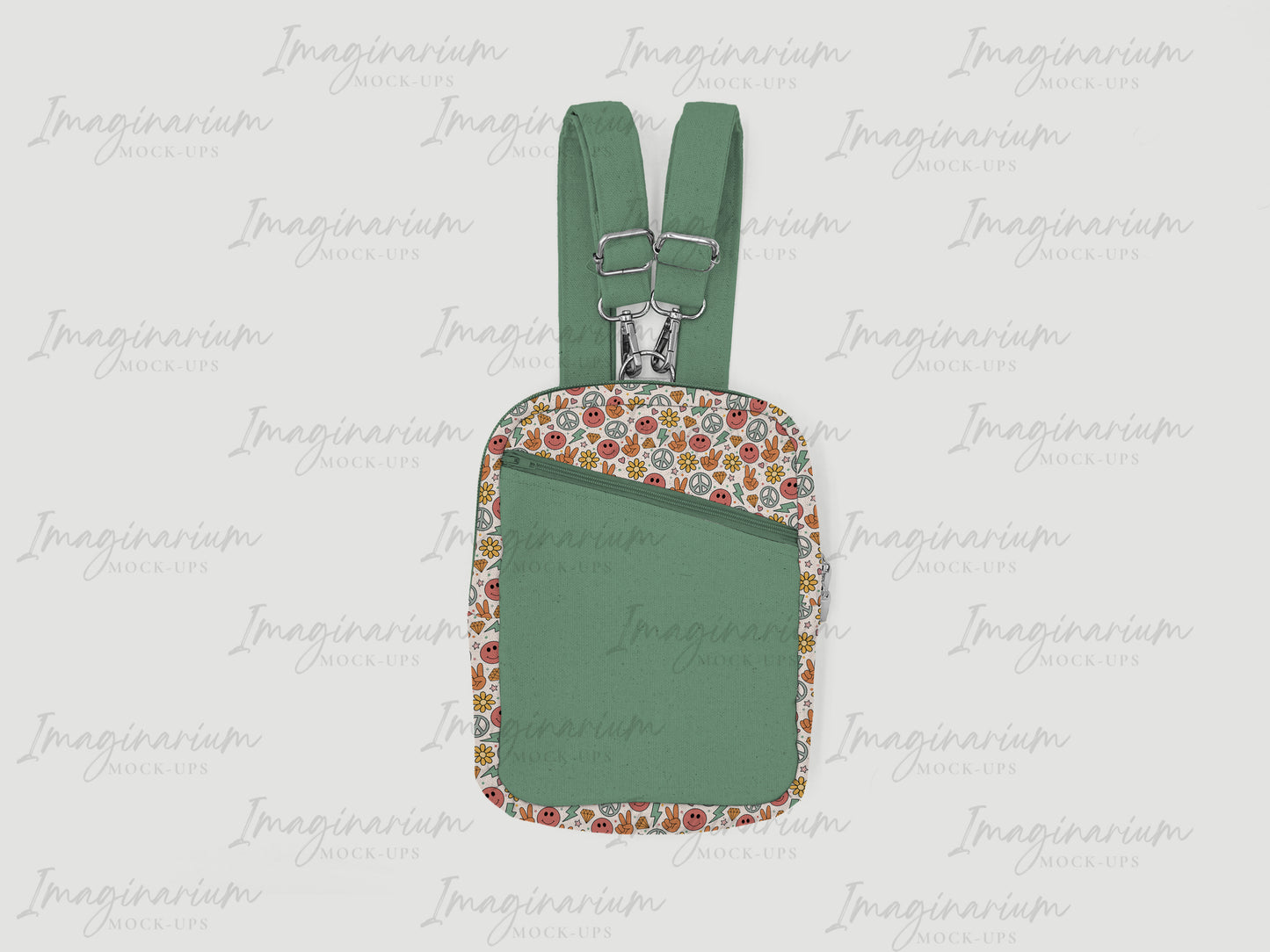 Backpack Purse Mock Up, Realistic Purse Mockup for Photoshop and Procreate
