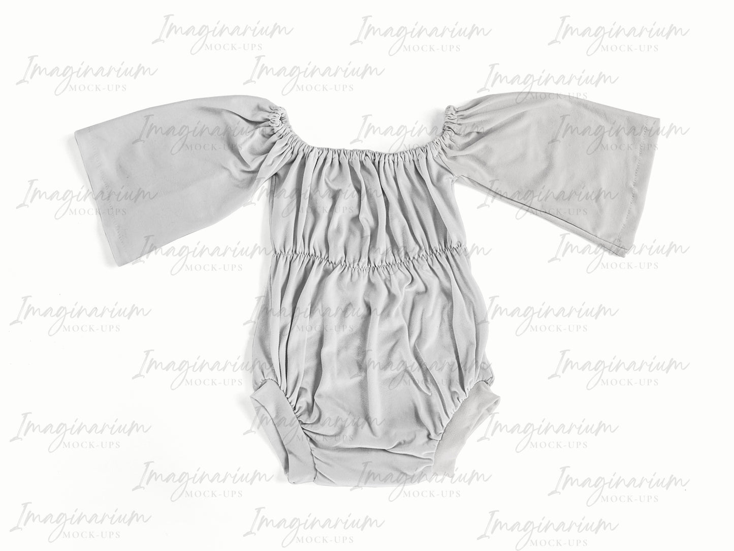 Bellami Romper Wide Sleeve Mock Up, Realistic Clothing Mockup for Photoshop and Procreate