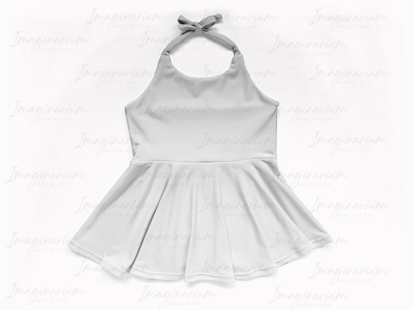 Brielle Halter Top Peplum Shirt Mock Up, Realistic Clothing Mockup for Photoshop and Procreate