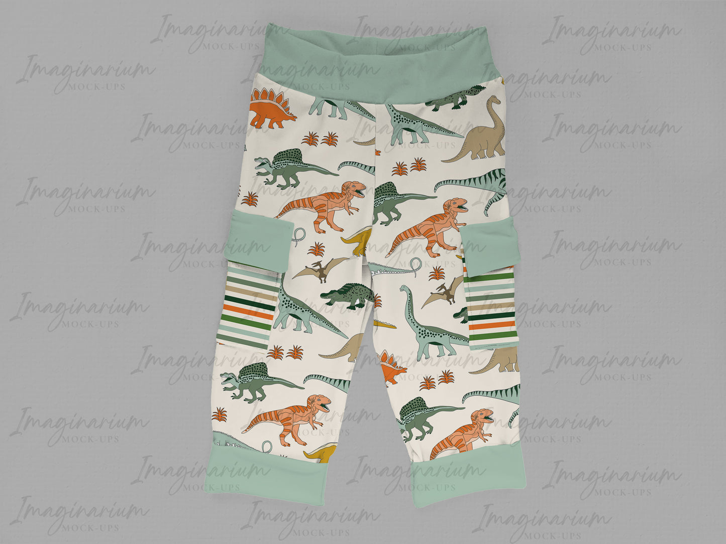 Wild Wide Leg Cargo Pants Mock Up, Realistic Clothing Mock-up for Photoshop and Procreate