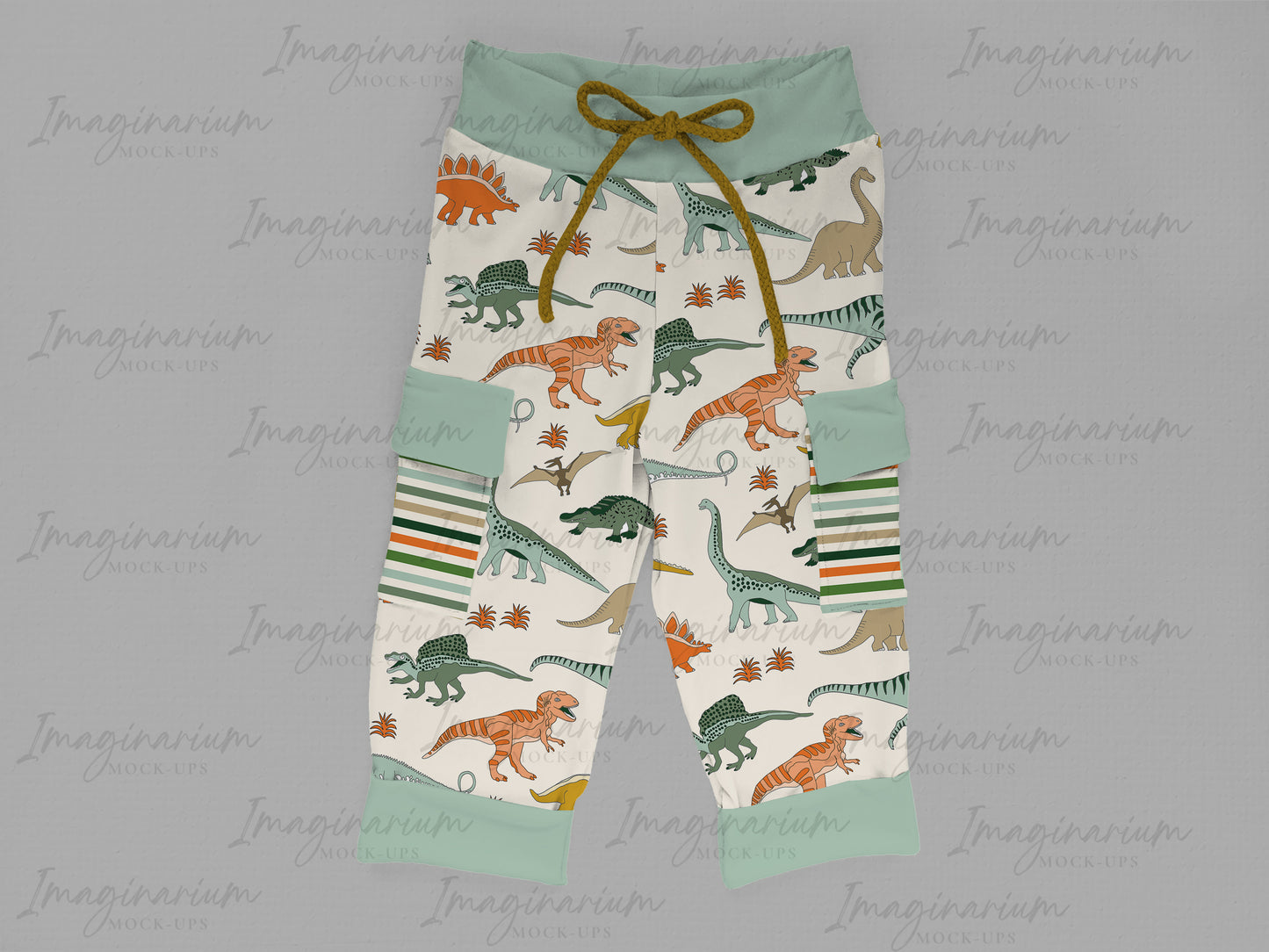 Wild Wide Leg Cargo Pants Mock Up, Realistic Clothing Mock-up for Photoshop and Procreate