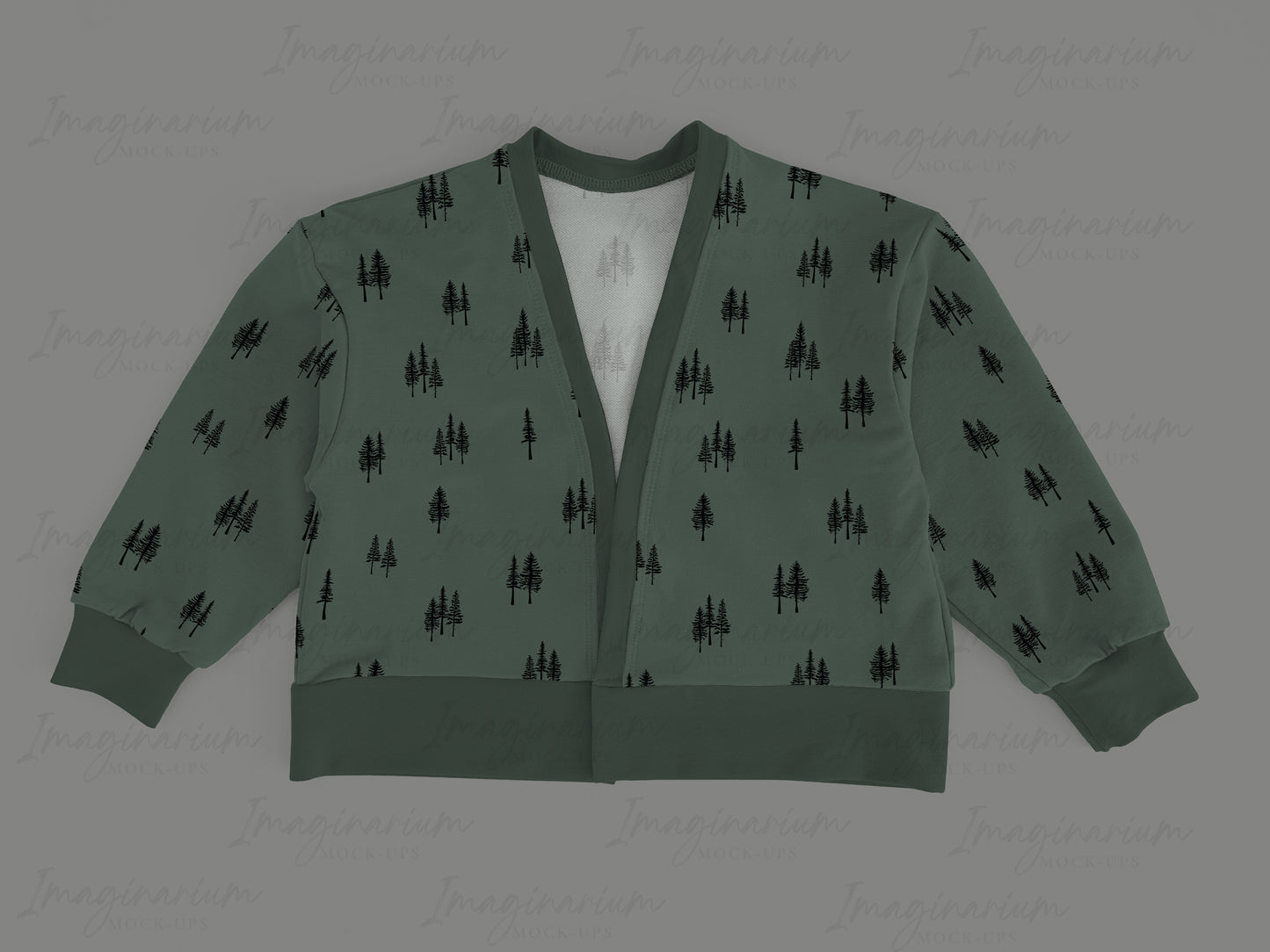 Chunky Cardigan Sweater Mockup, Realistic Mock Up for Photoshop and Procreate