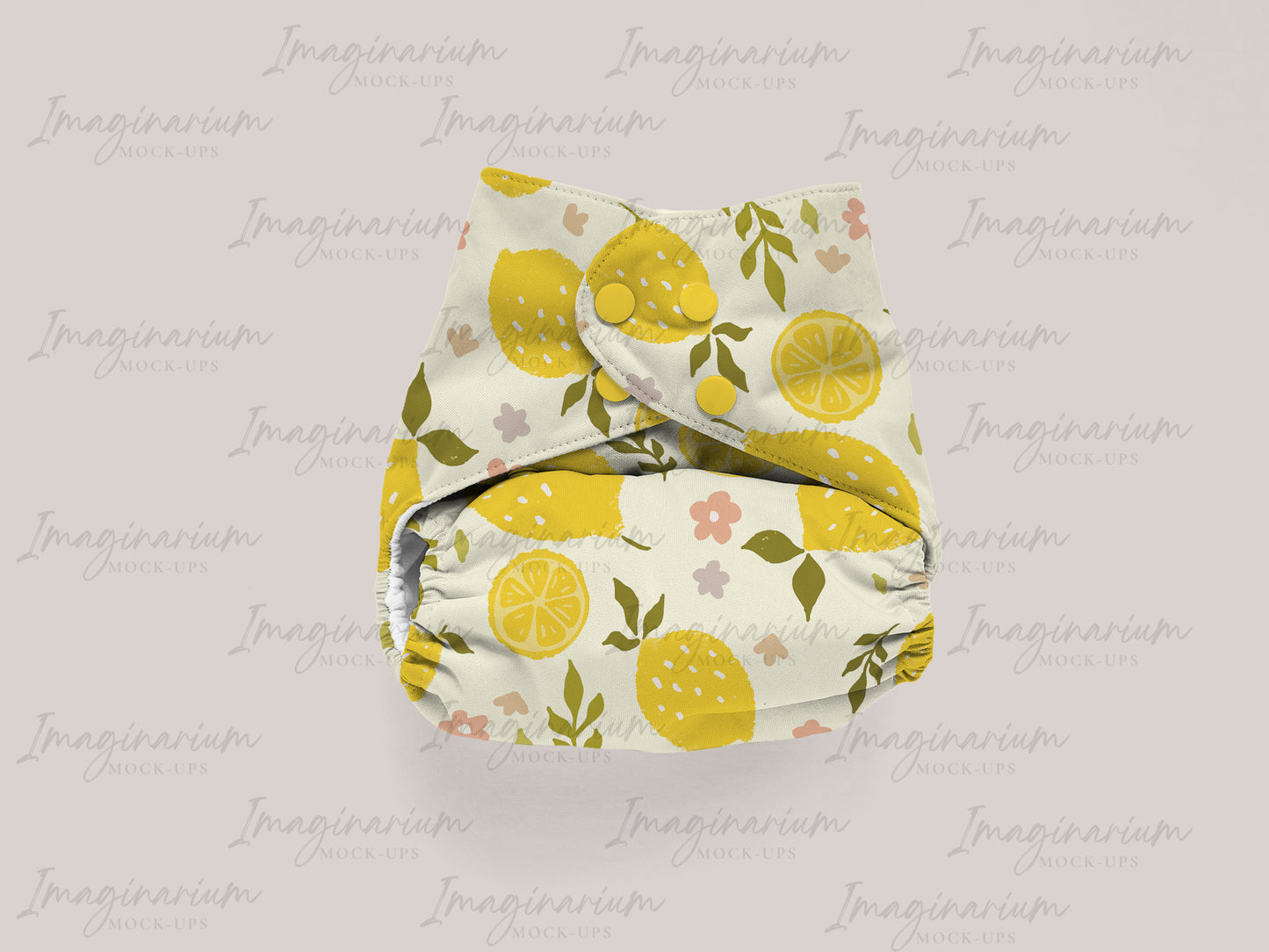 Cloth Diaper Front View Mock Up, Realistic Mockup for Photoshop and Procreate