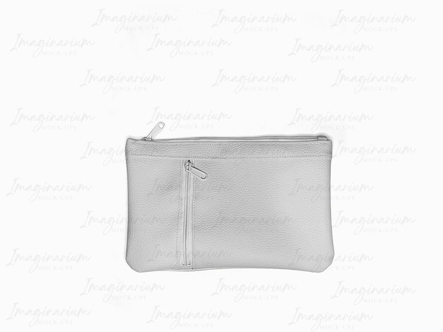 Zippered Clutch Mock Up, Realistic Purse Mockup for Photoshop and Procreate