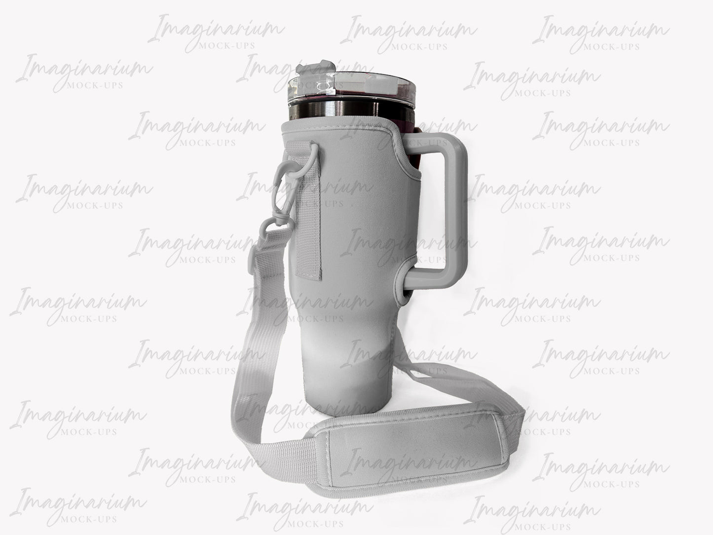 Cup Carrier Bag Mock Up, Cup Purse Mock-up, Realistic Mockup for Photoshop and Procreate
