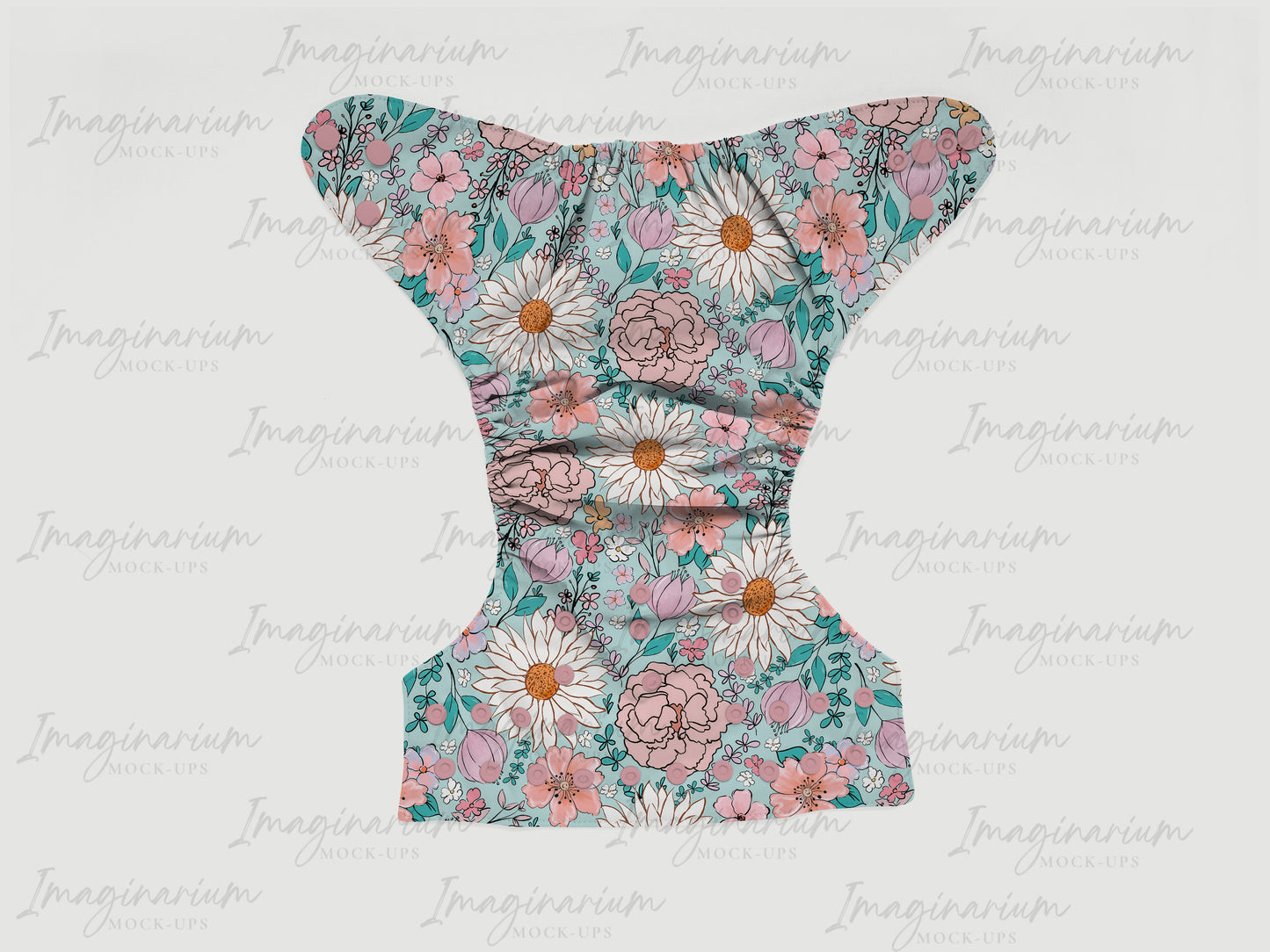 Cloth Diaper Mock Up, Realistic Mockup for Photoshop and Procreate