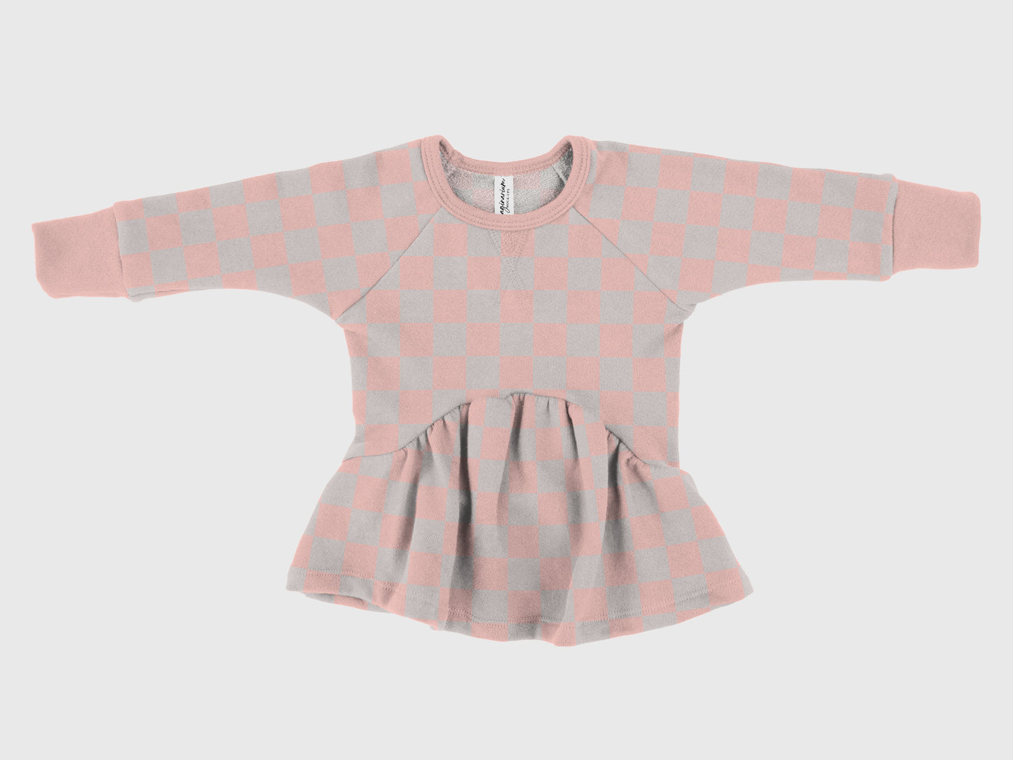 Gus + Steel Peplum Top Curved Mock Up, Realistic Clothing Mockup for Photoshop and Procreate
