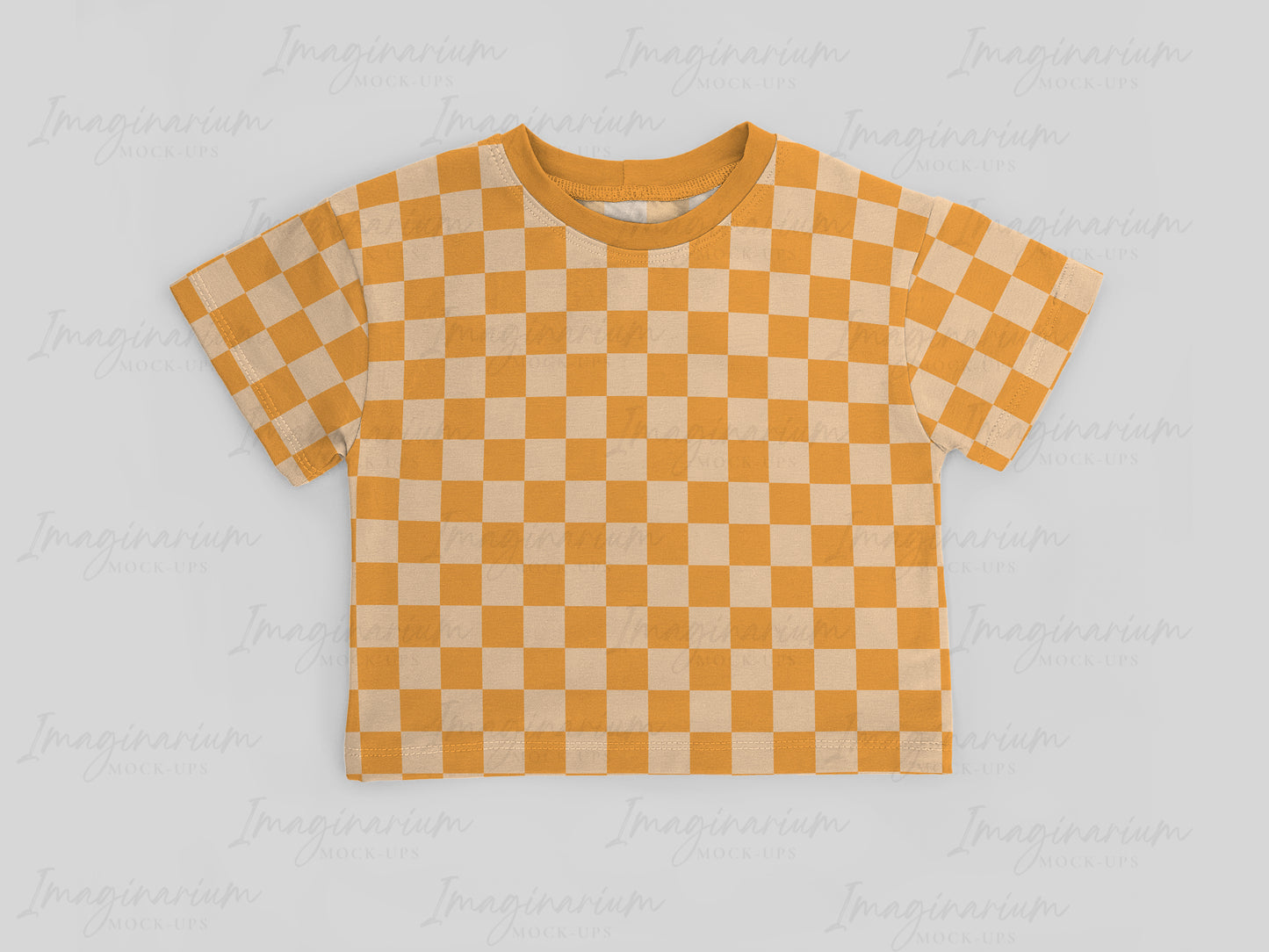 Gus + Steel Short Sleeve Cropped Drop Shoulder Tee Shirt Mockup, Realistic Clothing Mock Up for Photoshop and Procreate