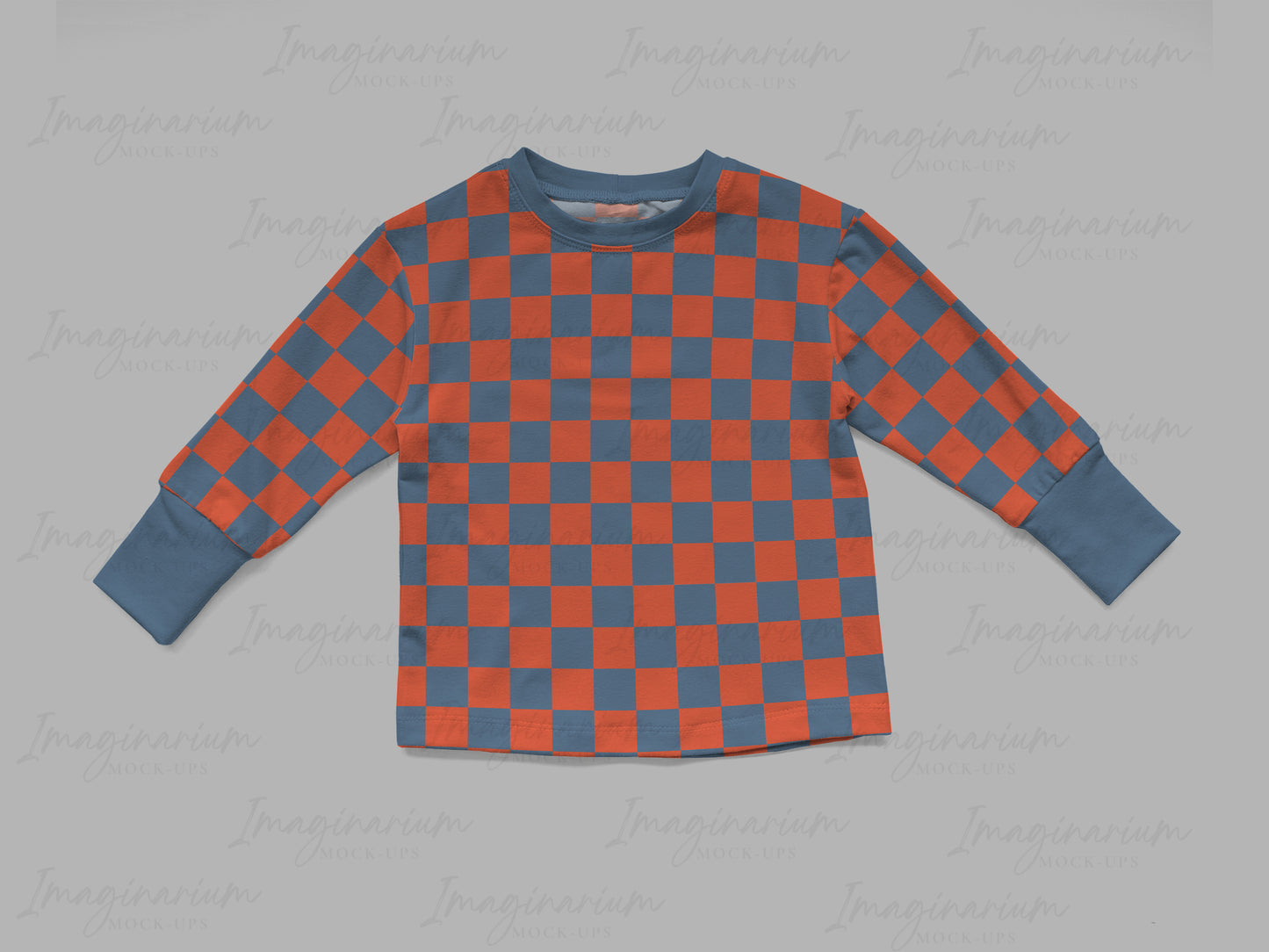 Gus + Steel Long Sleeve Drop Shoulder Tee Shirt Mockup, Realistic Clothing Mock Up for Photoshop and Procreate