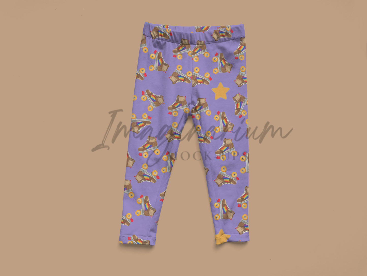 Gus + Steel Elastic Waist Leggings Mock Up, Realistic Clothing Mockup for Photoshop and Procreate