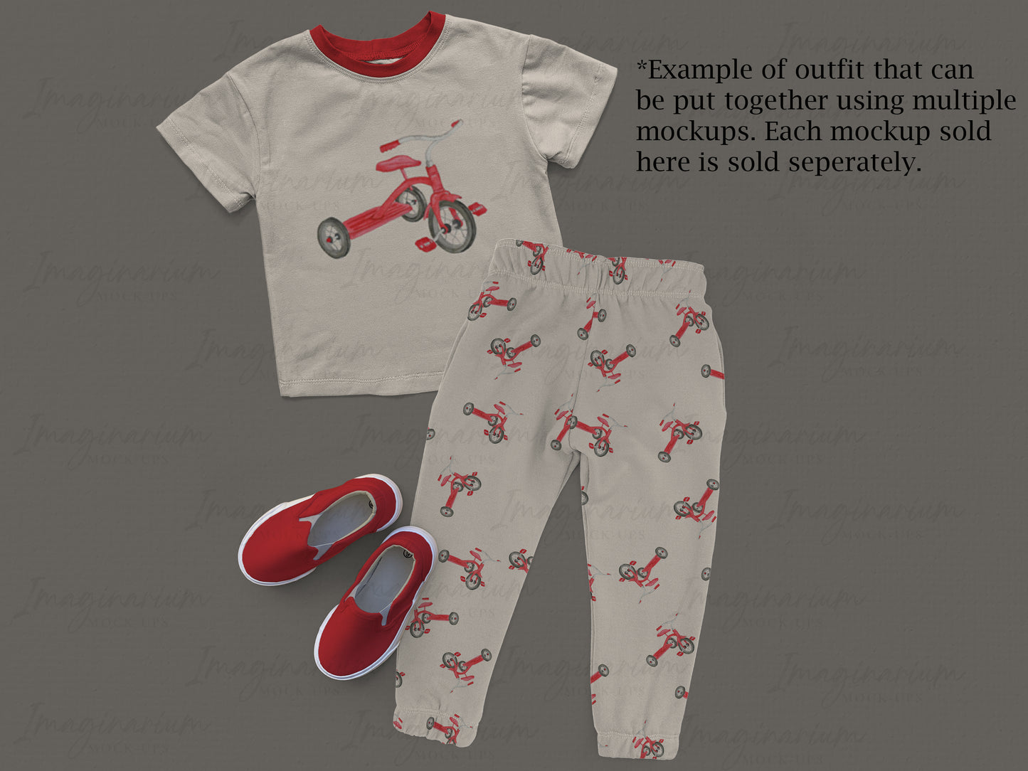 Gus & Steel Rad Joggers Mock Up, Realistic Clothing Mockup for Photoshop and Procreate