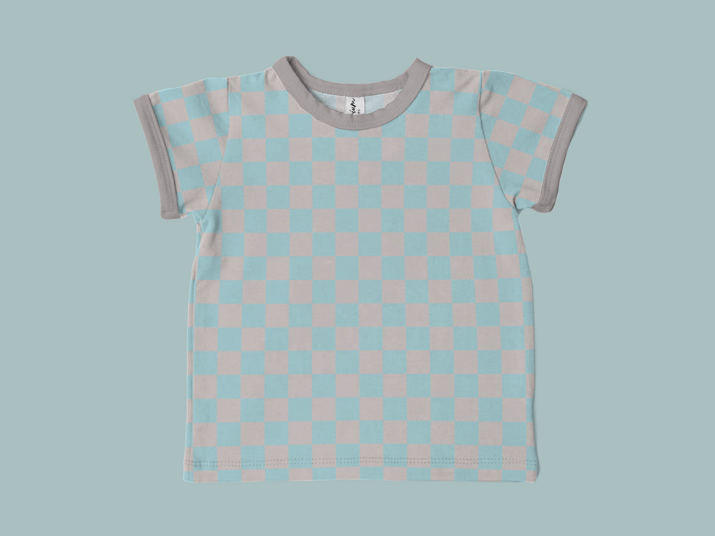 Gus + Steel Basic Tee Ringer Mock Up, Realistic Clothing Mockup for Photoshop and Procreate