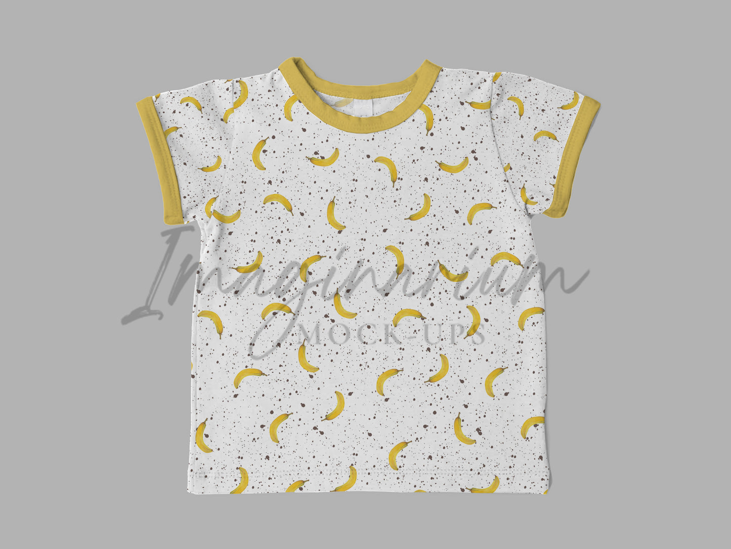 Gus + Steel Basic Tee Ringer Mock Up, Realistic Clothing Mockup for Photoshop and Procreate