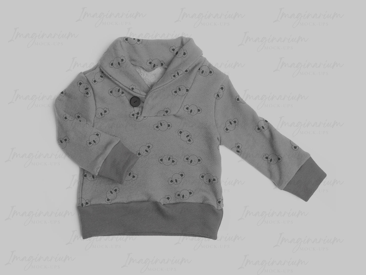 Gus + Steel Shawl Collar Sweater Mock Up, Realistic Clothing Mockup for Photoshop and Procreate