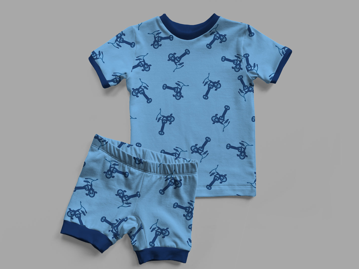 Gus + Steel Summer Lounge Set Outfit Mock Up, Realistic Clothing Mockup for Photoshop and Procreate