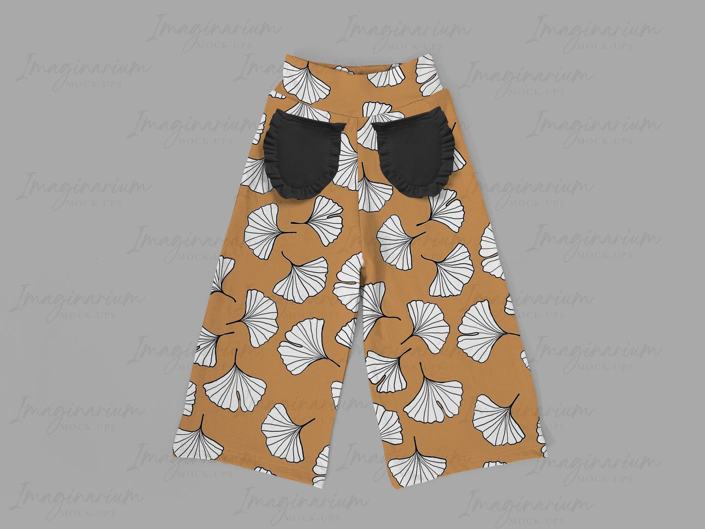 Gus & Steel Wide Leg Pants Mock Up, Realistic Clothing Mockup for Photoshop and Procreate