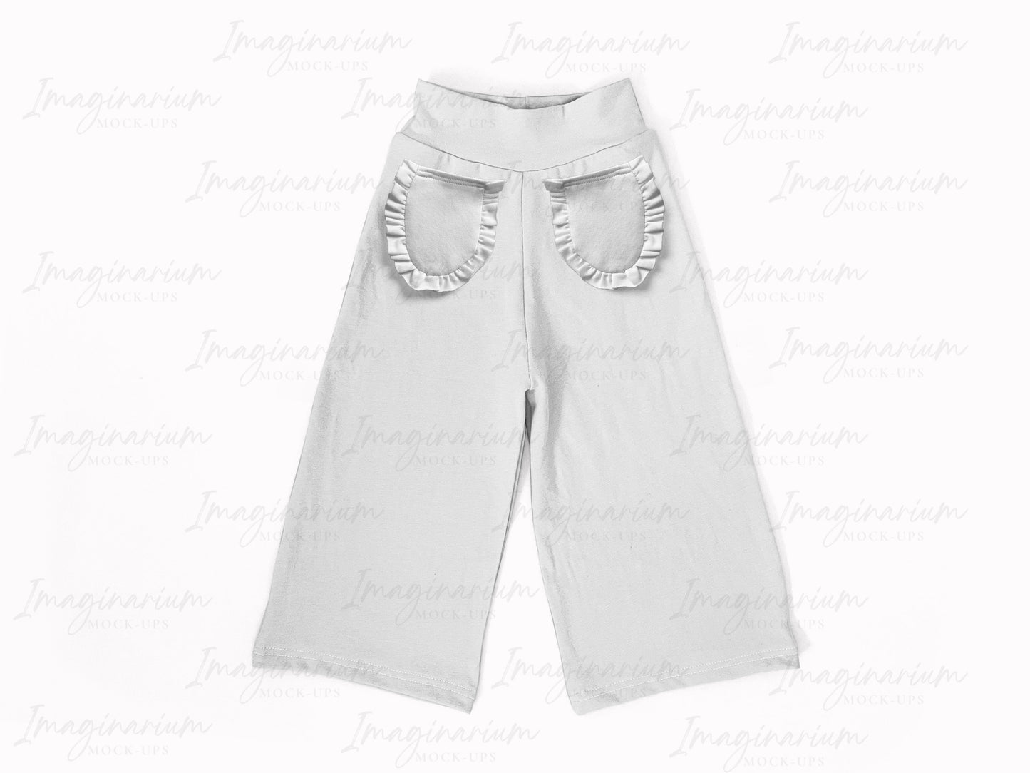 Gus & Steel Wide Leg Pants Mock Up, Realistic Clothing Mockup for Photoshop and Procreate