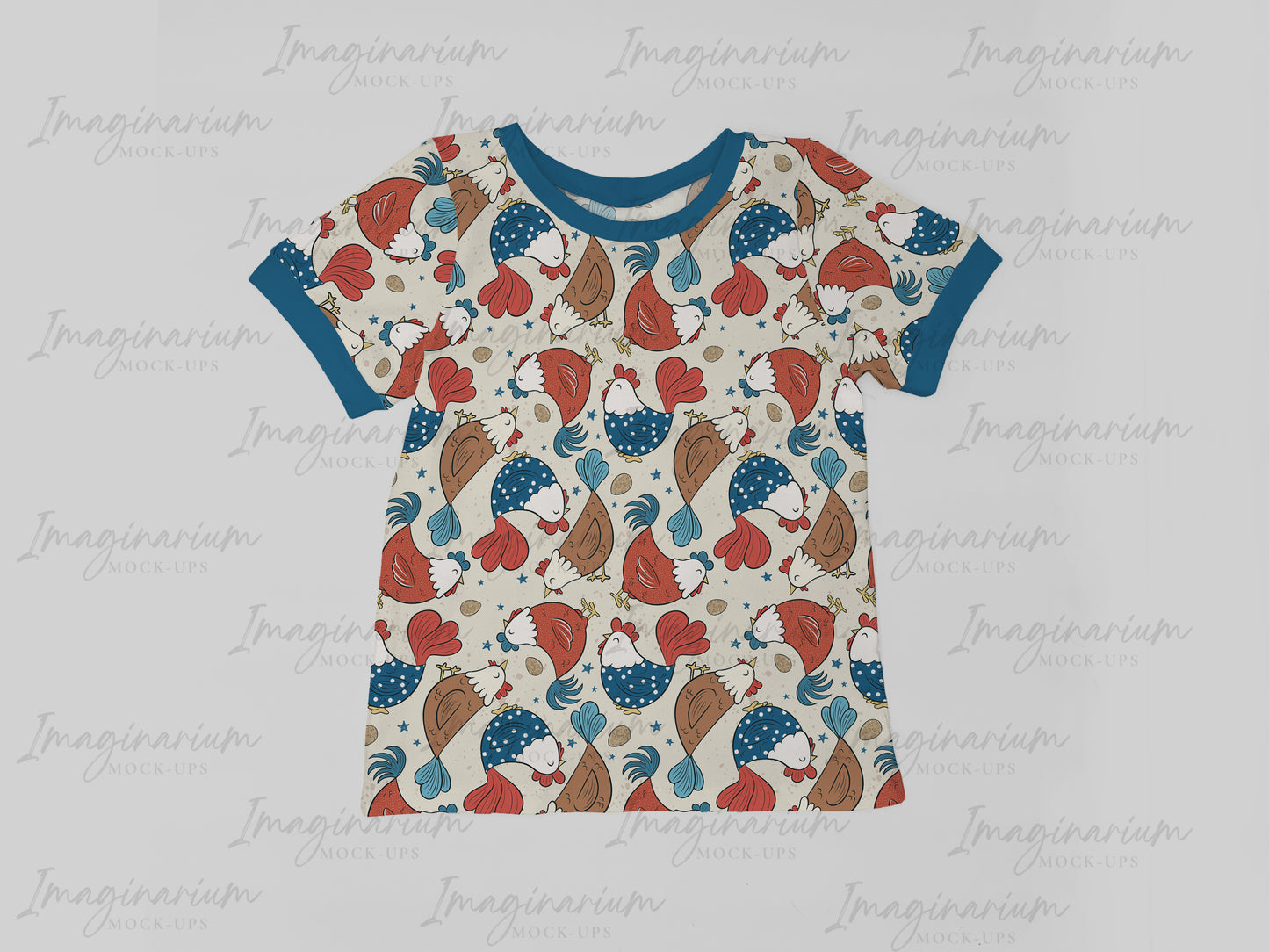 Grow Fonder Short Sleeve Tee Mock Up, Realistic Clothing Mockup for Photoshop and Procreate