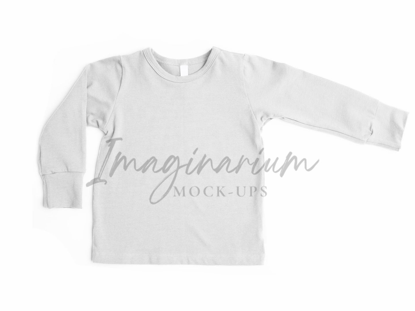 Gus + Steel Basic Tee Long Sleeve Shirt Mock Up, Realistic Clothing Mockup for Photoshop and Procreate