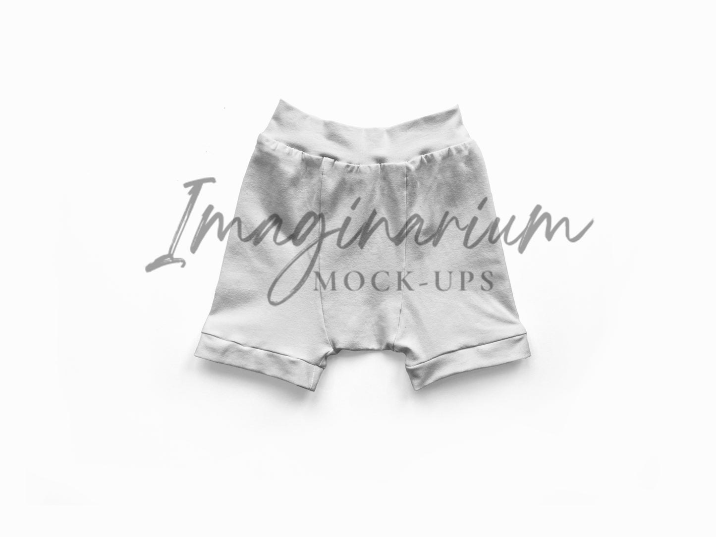 Elastic Waist PJ Shorts Mock Up, Realistic Pajama Mockup for Photoshop and Procreate