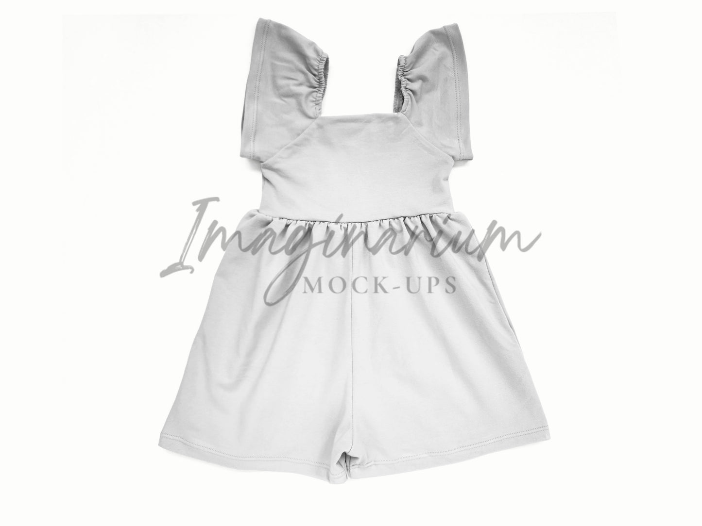 Short Sleeve Shorts Romper Mock Up, Margo Romper, Realistic Clothing Mockup for Photoshop and Procreate