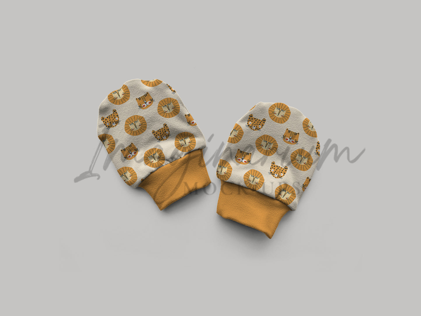 Baby Mitts Mock Up, Realistic Clothing Mockup for Procreate and Photoshop