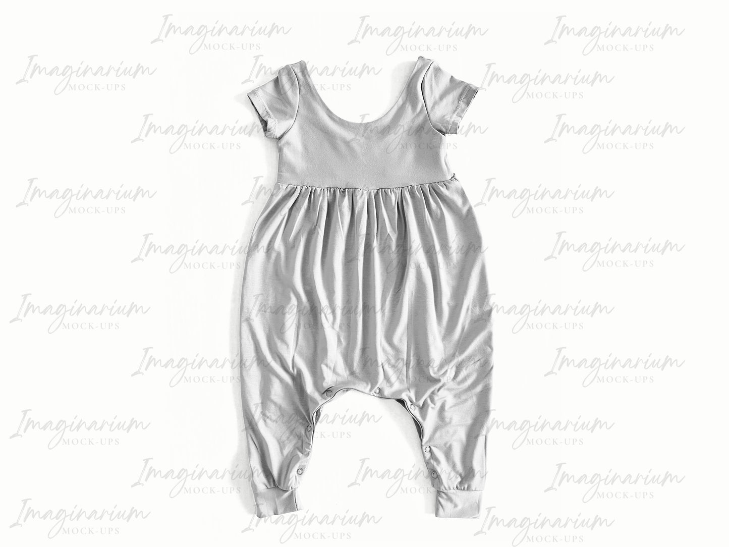 Napa Bubble Romper Short Sleeve Mock Up, Realistic Mockup for Photoshop and Procreate