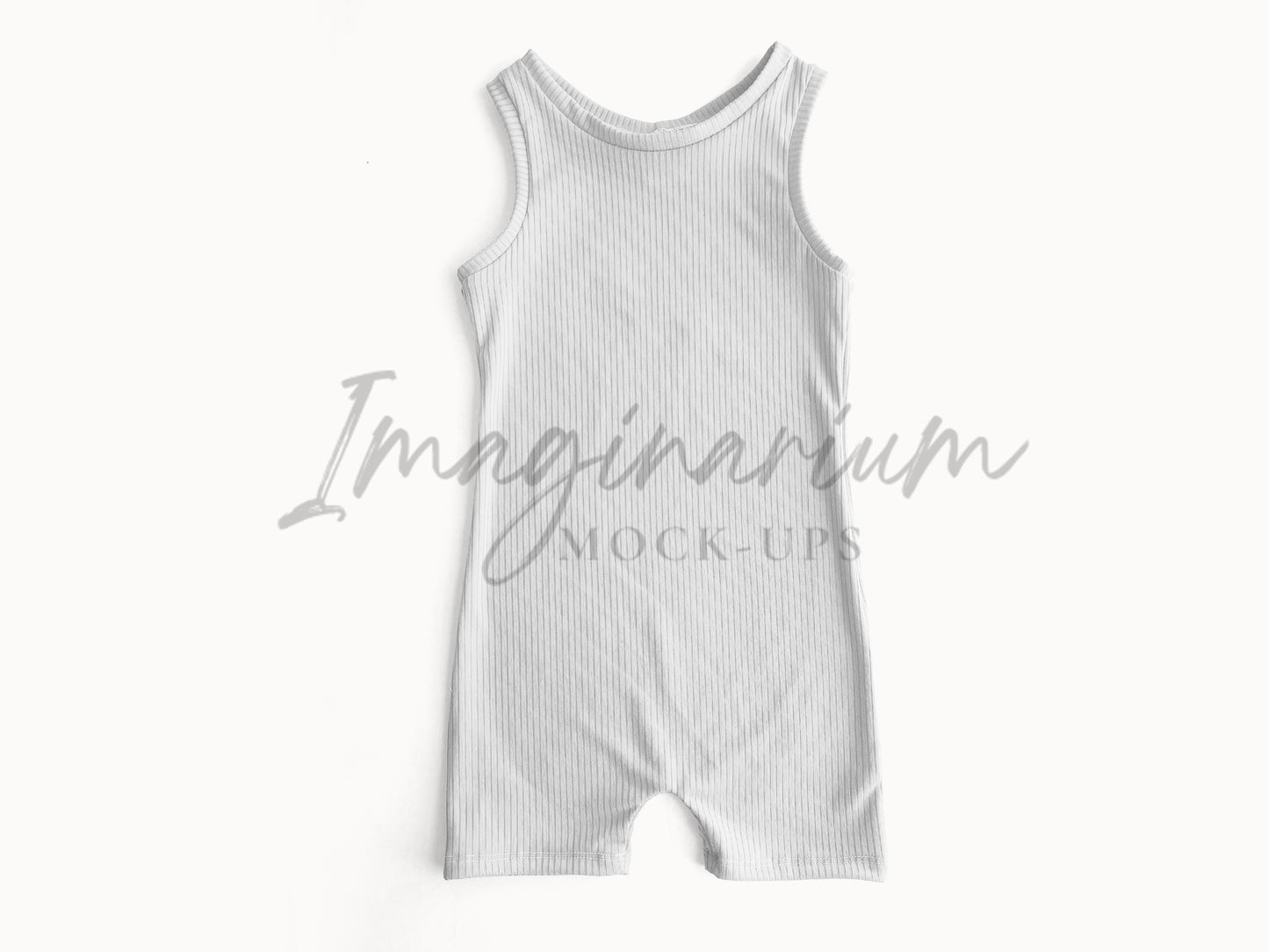 Ollie Tank Romper Mock Up, Realistic Clothing Mockup for Photoshop and Procreate