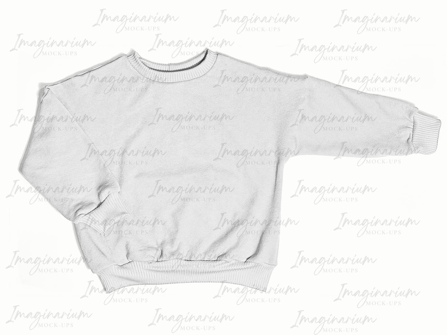Oversized Sweater with Pockets Mock Up, Realistic Clothing Mockup for Photoshop and Procreate