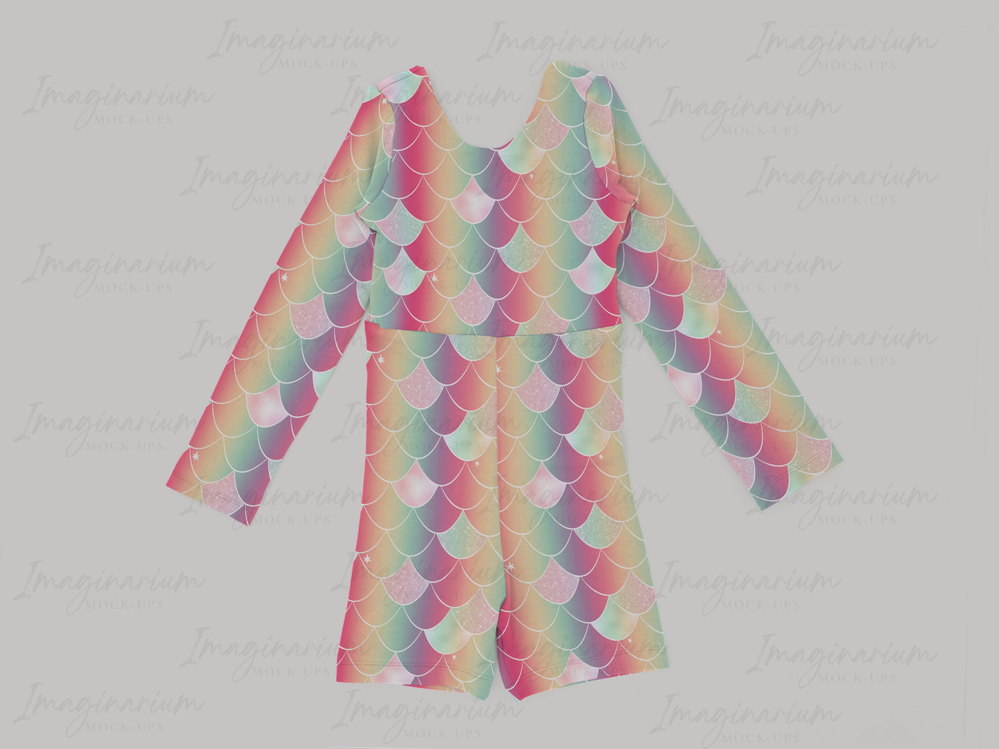 Long Sleeve Pathos Unitard Mock Up, Realistic Clothing Mockup for Photoshop and Procreate