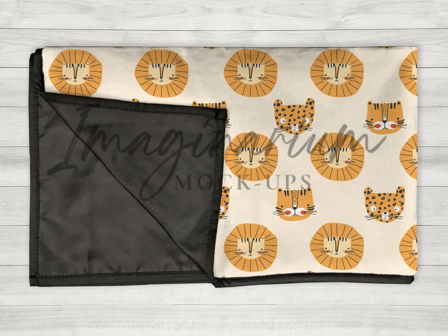 Baby Play Mat Mockup, Realistic Blanket Mock Up for Photoshop and Procreate