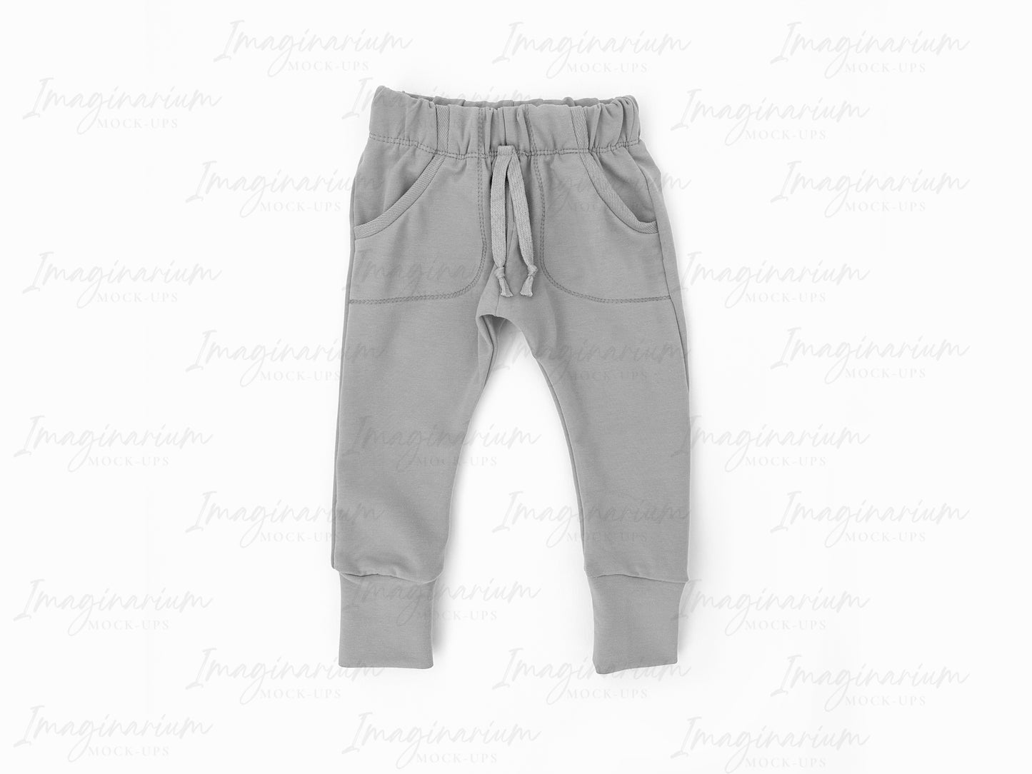 Fold Over Elastic Playday Pants with Pockets Jogger Mock Up, Realistic Clothing Mockup for Photoshop and Procreate