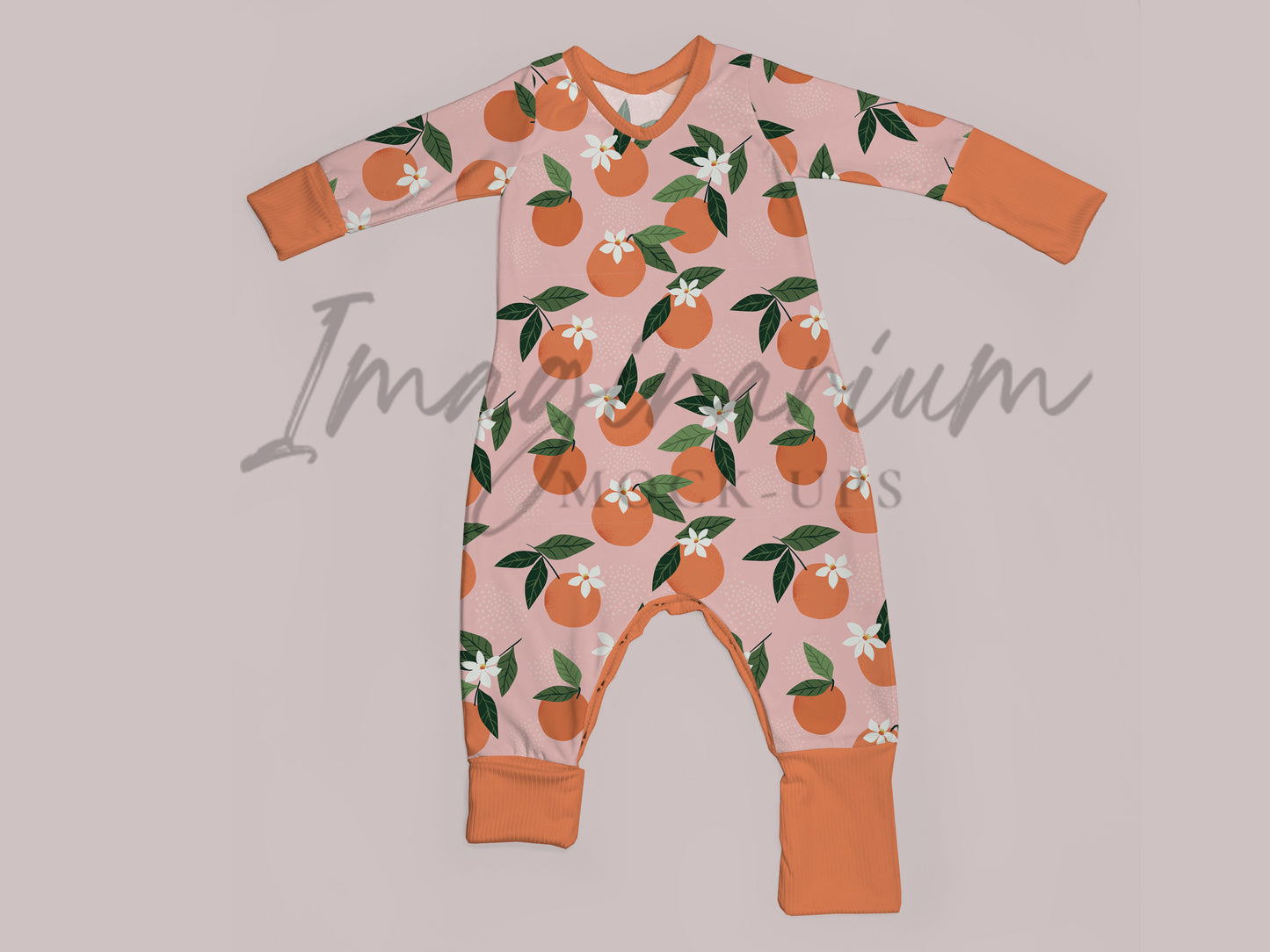 Grow With Me Romper Mock Up, Realistic Clothing Mockup for Photoshop and Procreate