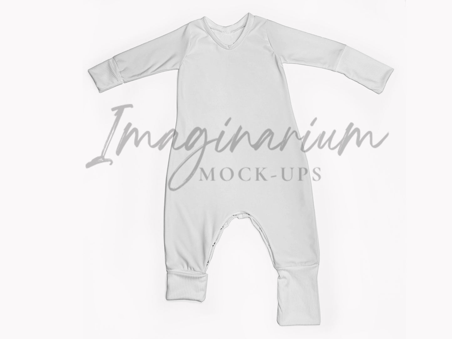 Grow With Me Romper Mock Up, Realistic Clothing Mockup for Photoshop and Procreate