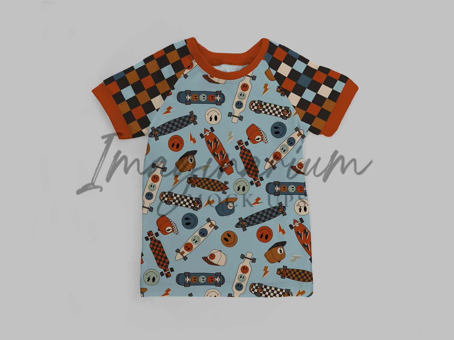 Outfit Bundle Lowland PJ Pants Elastic Waist and Raglan PJ Top Mockup, Realistic Clothing Mock Up for Photoshop and Procreate