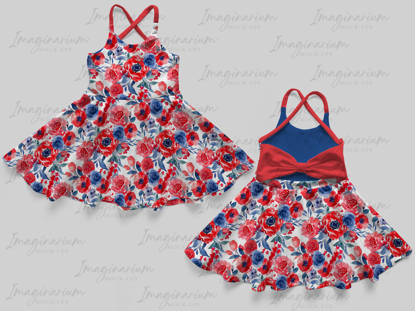 Salerno Dress Mockup, Realistic Clothing Mockup for Photoshop and Procreate