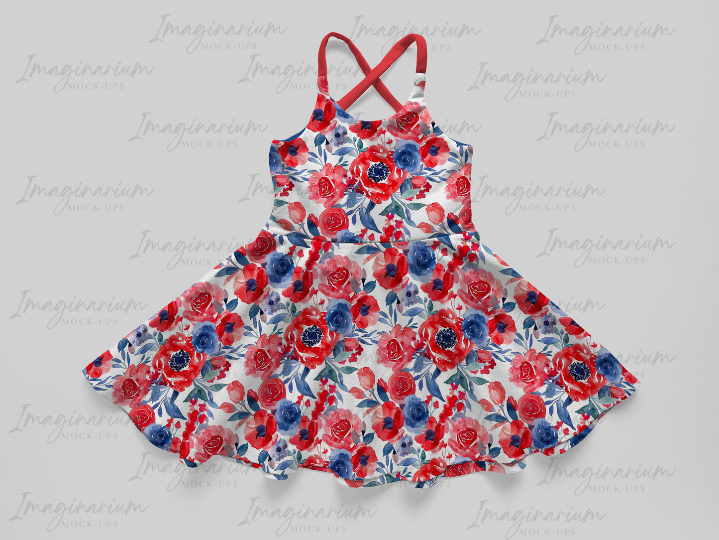 Salerno Dress Mockup, Realistic Clothing Mockup for Photoshop and Procreate