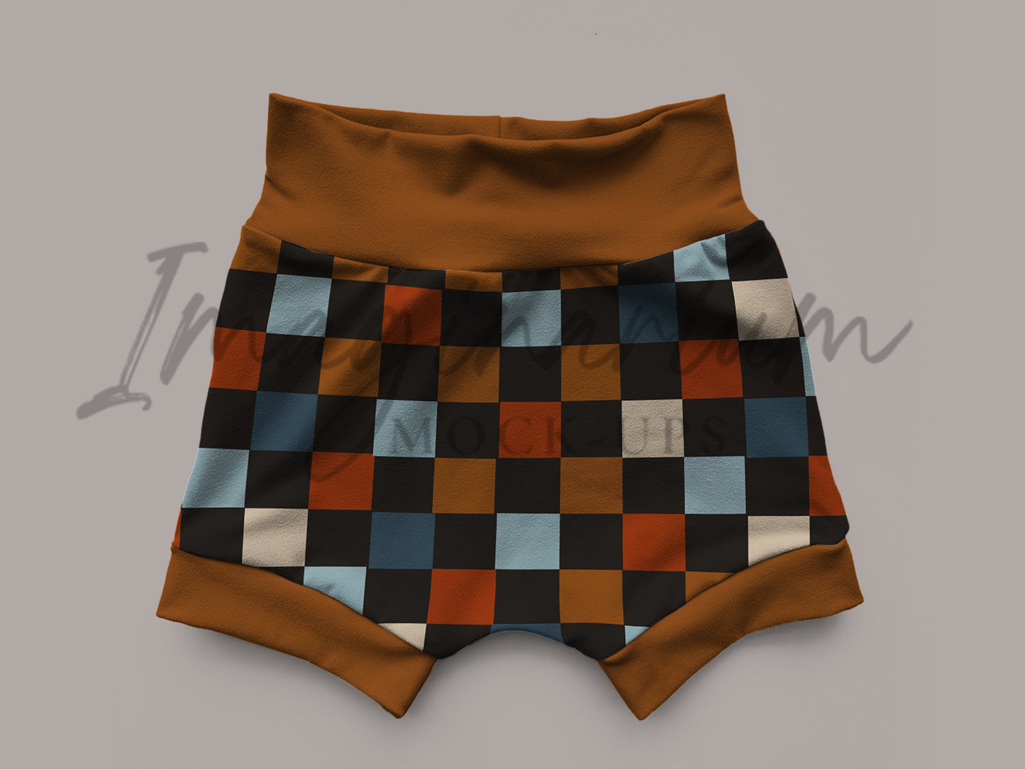 Shorties Shorts Mock Up, Realistic Clothing Mockup for Photoshop and Procreate