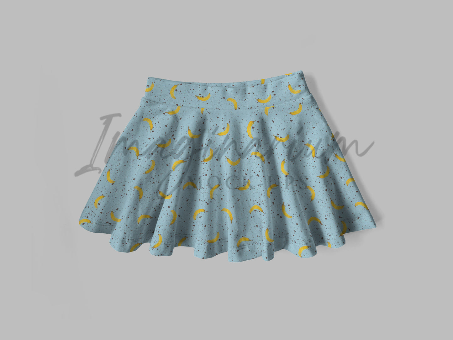 Salerno Skater Skirt, Circle Skirt Mock Up, Realistic Clothing Mockup for Photoshop and Procreate