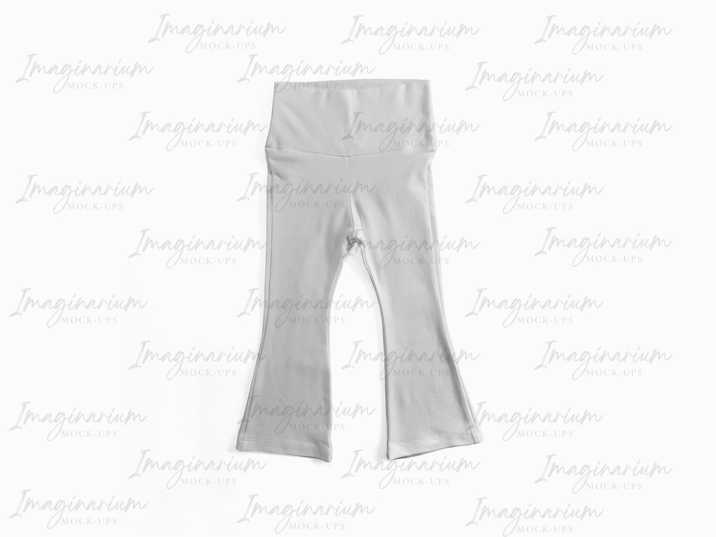 Slim Flare Pants Mock Up, Realistic Mockup for Photoshop and Procreate