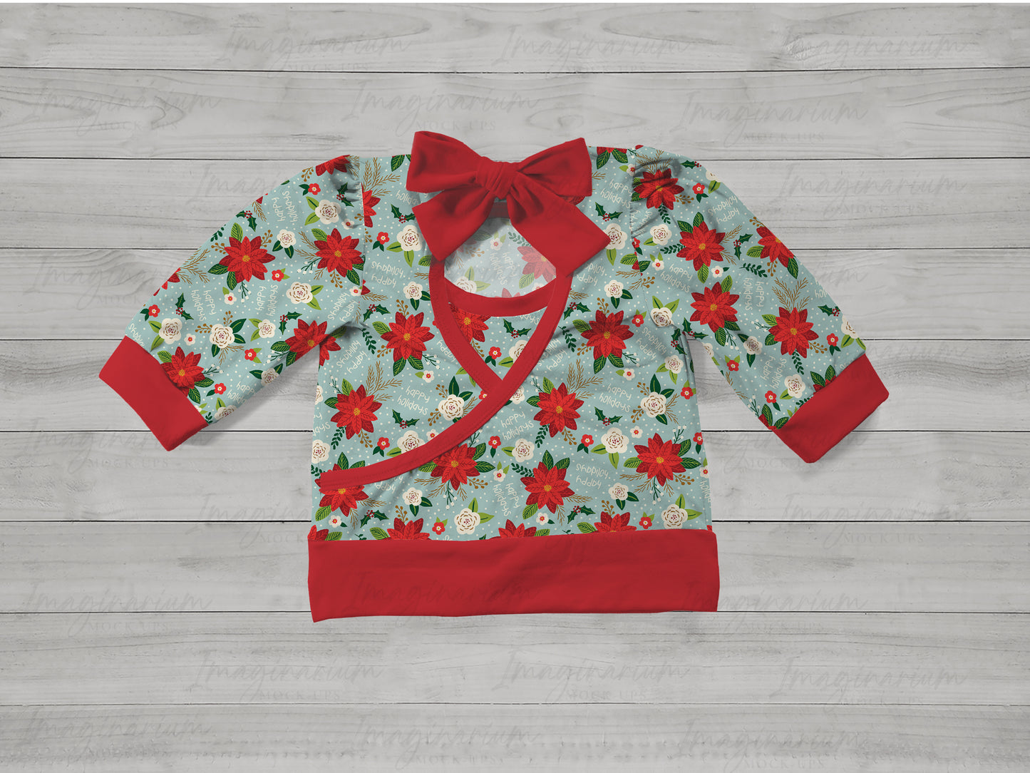Long Sleeve Starling Top Mock Up, Realistic Clothing Mockup for Photoshop and Procreate