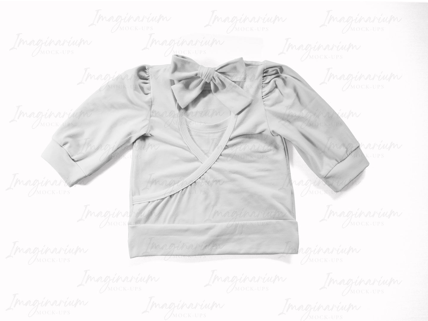 Long Sleeve Starling Top Mock Up, Realistic Clothing Mockup for Photoshop and Procreate