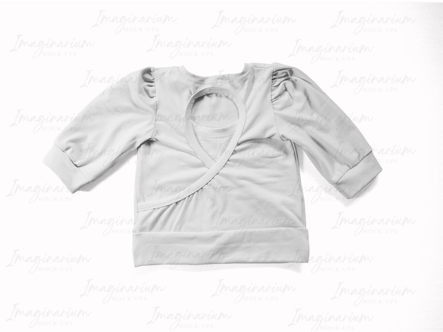 Long Sleeve Starling Top Mock Up, Realistic Clothing Mockup for Photoshop and Procreate