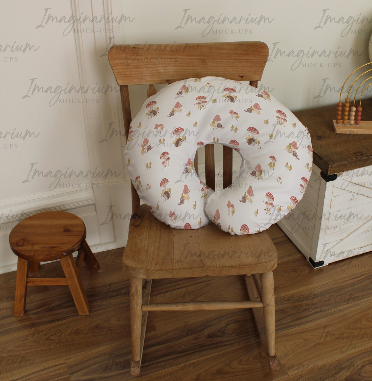 Nursing Pillow Mockup, Realistic Mockup for Procreate and Photoshop
