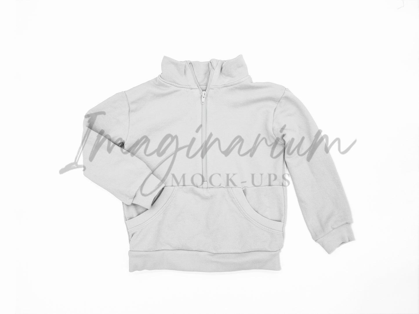 Half Zip Sweater Mock Up, Sweatshirt, Realistic Clothing Mockup for Photoshop and Procreate