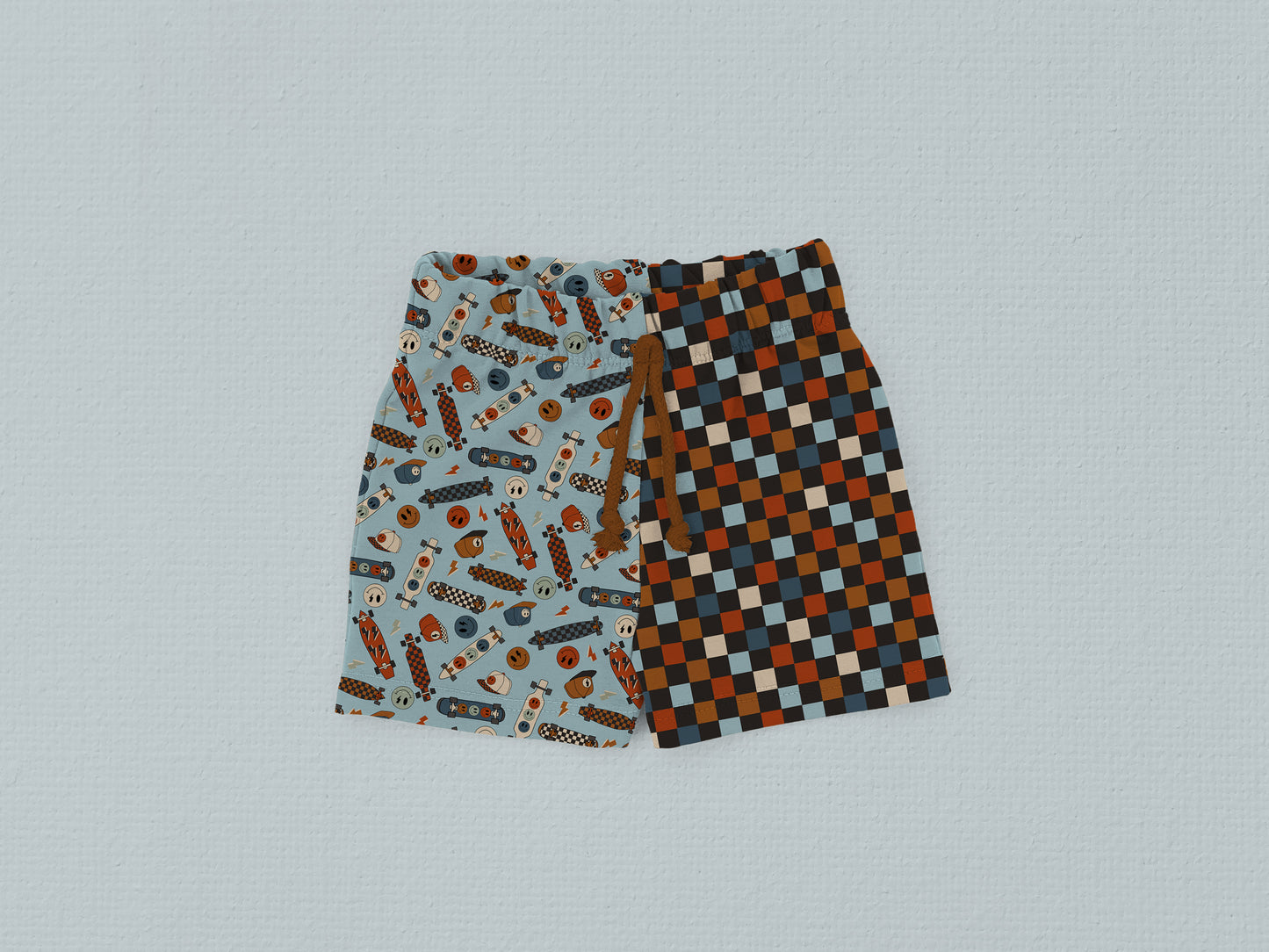 Elastic Waist Jogger Shorts Mock Up, Realistic Clothing Mockup for Photoshop and Procreate