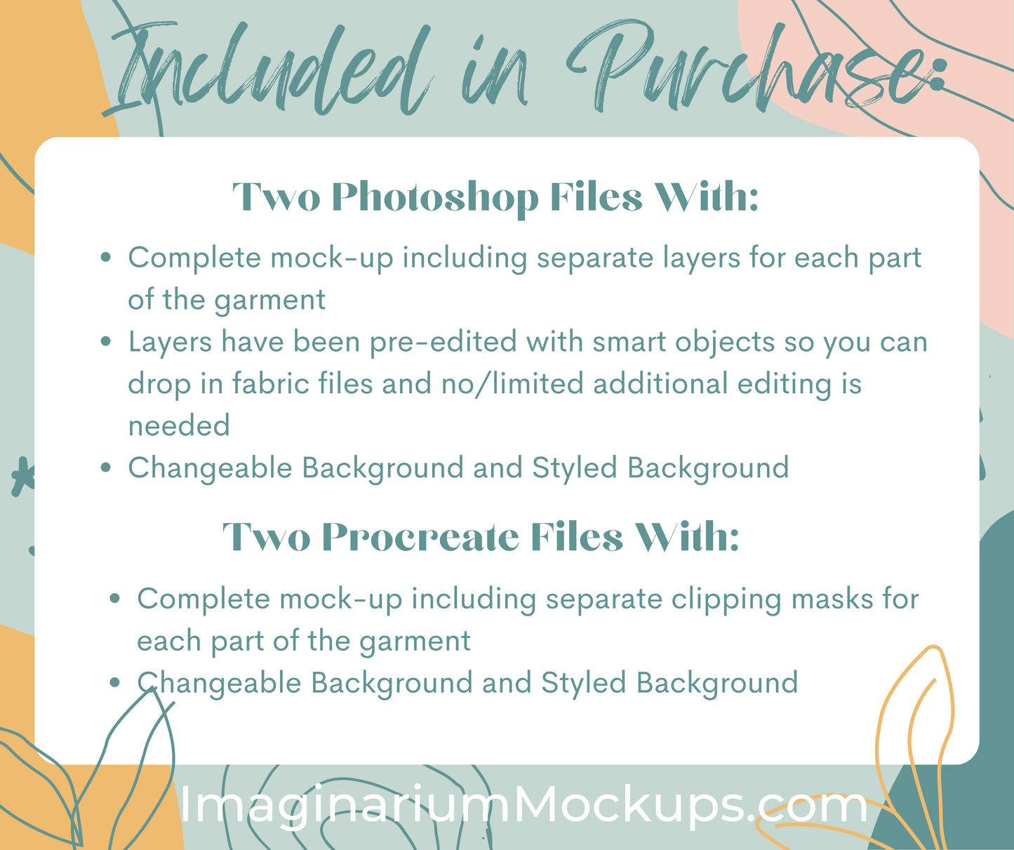 Bow Headwrap Mock Up, Realistic Mockup for Photoshop and Procreate