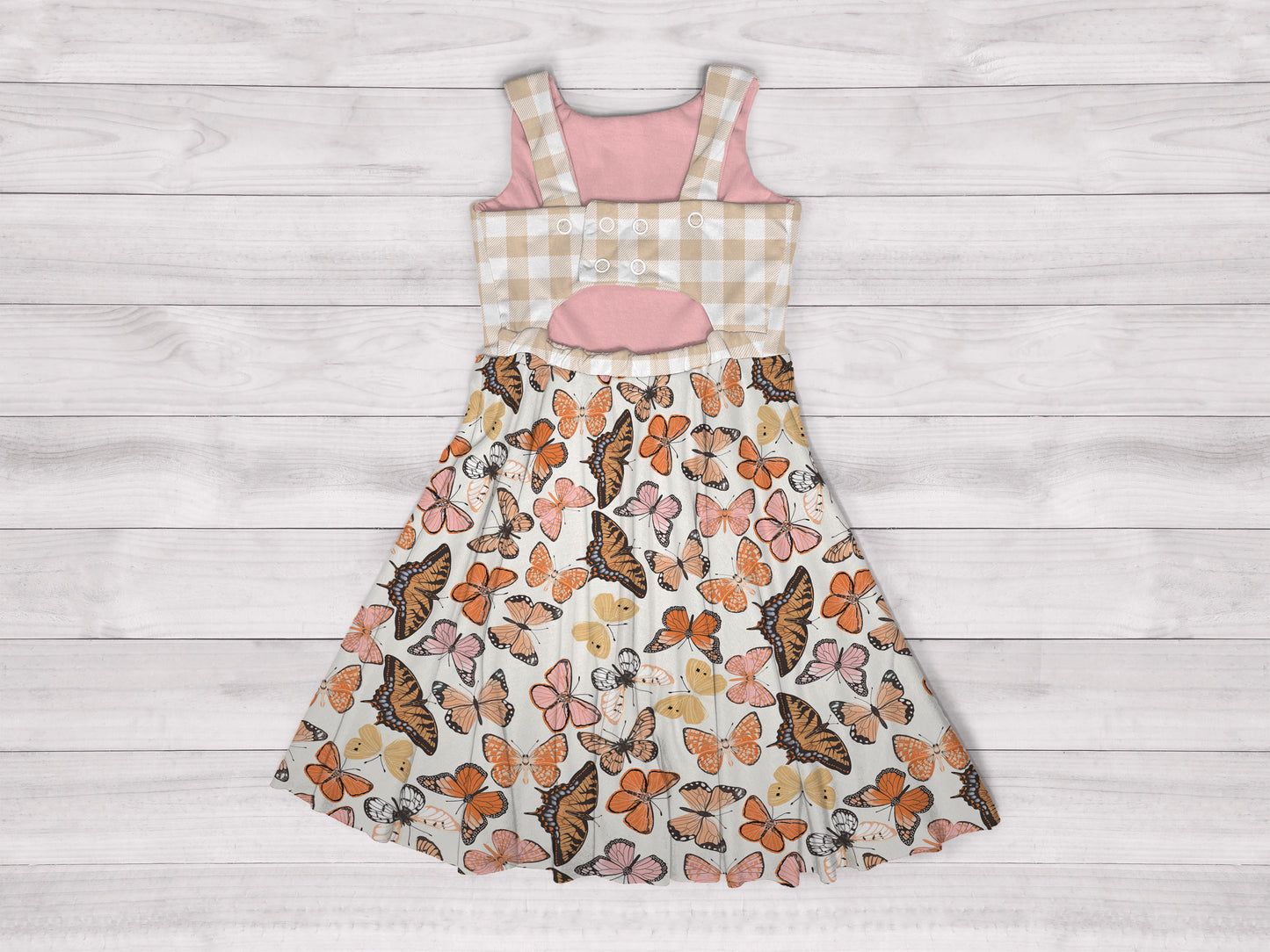 Grow With Me Summer Dress Mock Up, Realistic Clothing Mockup for Photoshop and Procreate